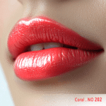 رژ لب مایع ابریشمی ساتین سرژه کد 202 (Coral) - تصویر 5